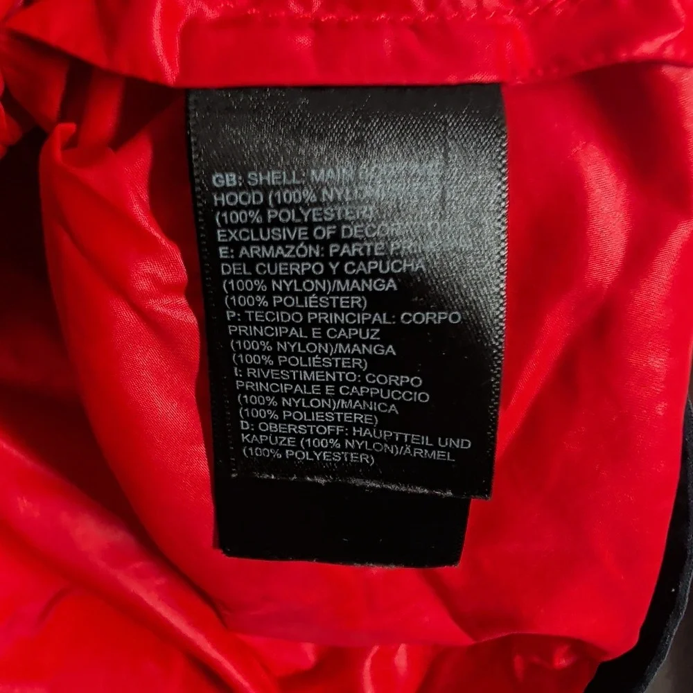 The North Face Jacket Mens Small Red Windwall Pullover Anorak Windbreaker